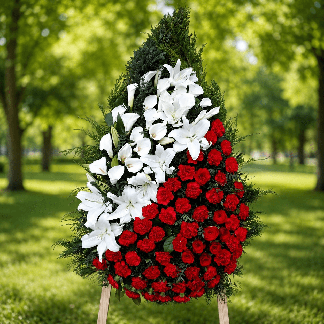 Potted carnation plant