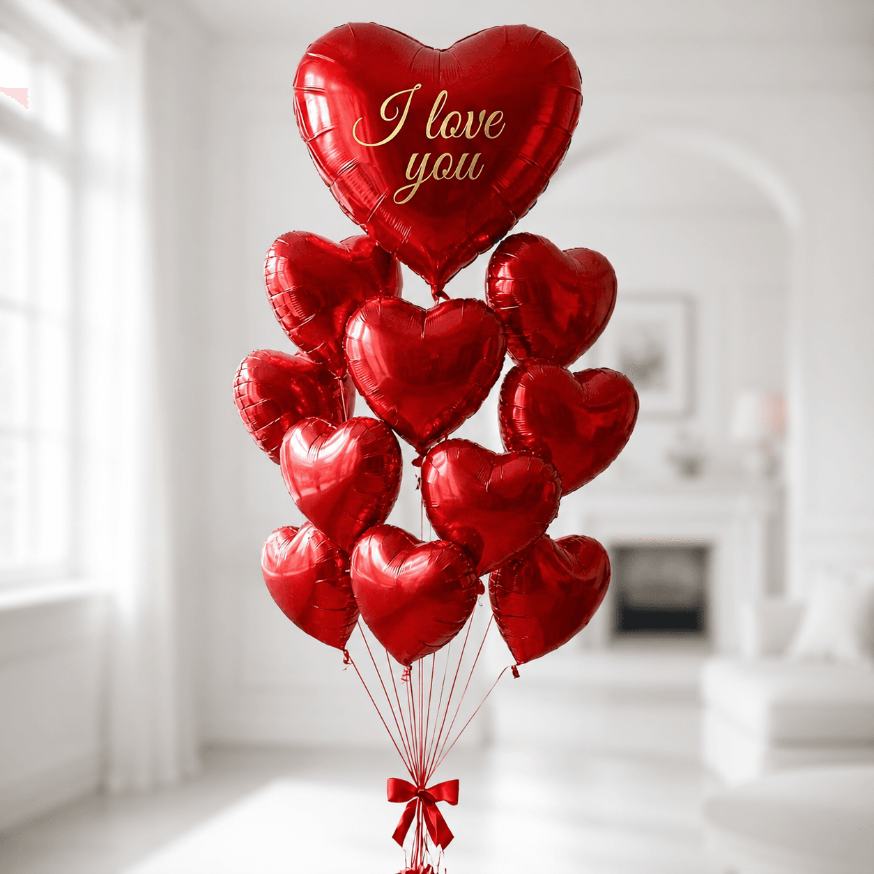 Foil heart balloon