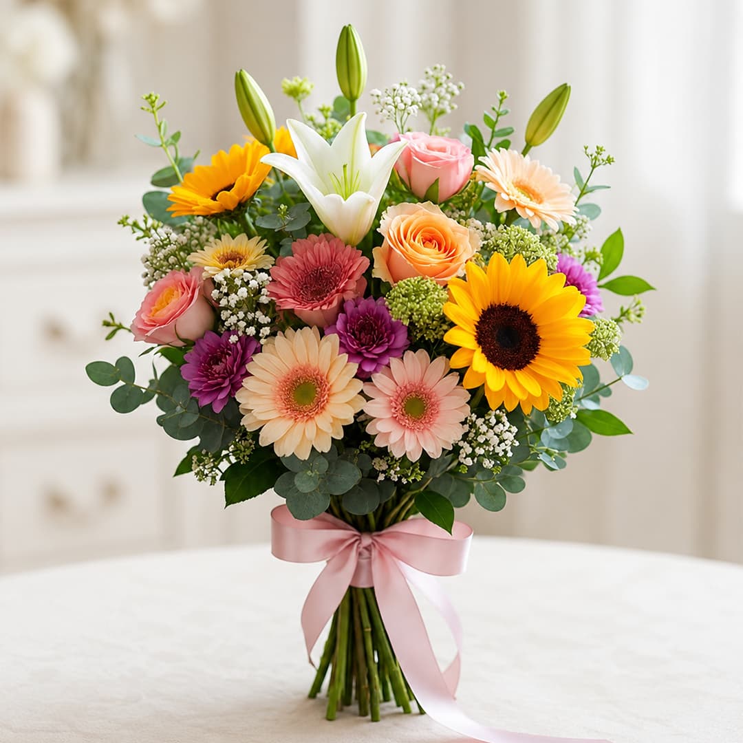 Mixed spring bouquet